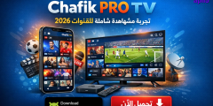تحميل تطبيق Chafik PRO TV تجربة مشاهدة شاملة للقنوات 2026