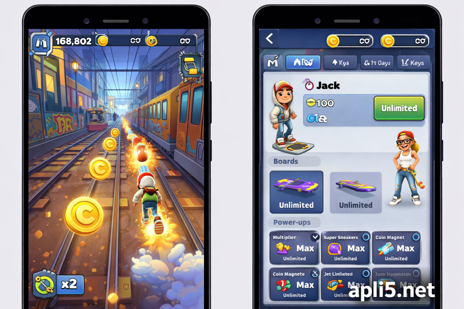 تحميل Subway Surfers Mod APK مهكرة