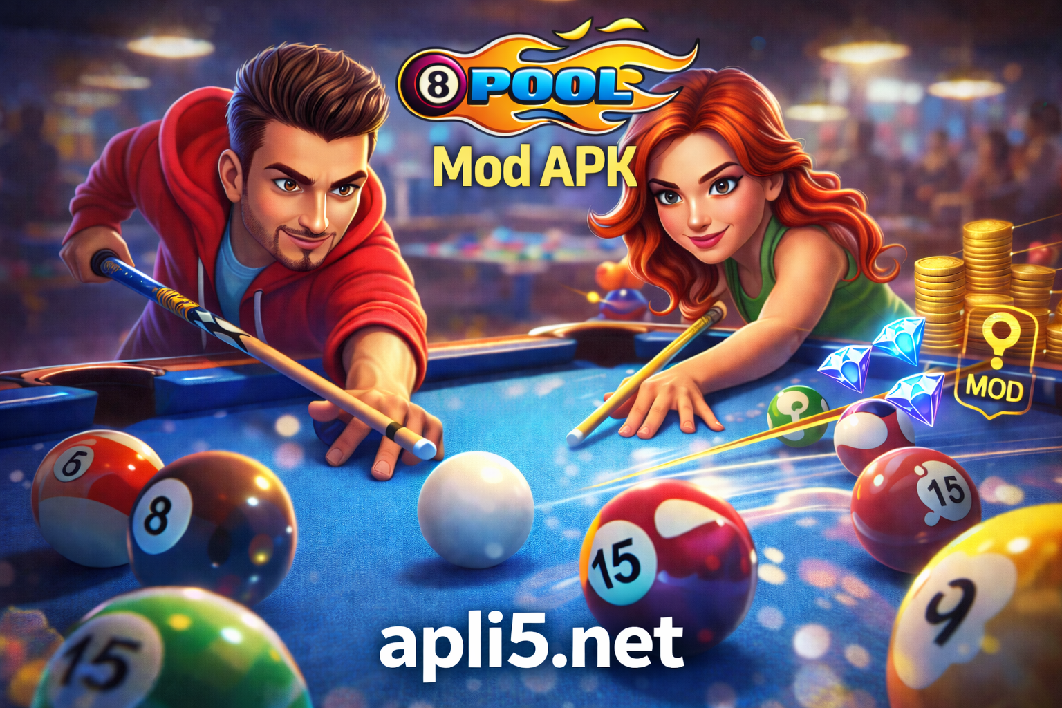 تحميل Ball Pool Mod APK 8 مهكرة للأندرويد والأيفون آخر إصدار 2026