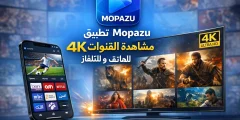 تحميل تطبيق Mopazu مشاهدة القنوات 4K للهاتف و للتلفاز