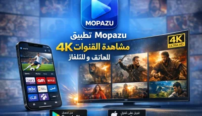 تحميل تطبيق Mopazu مشاهدة القنوات 4K للهاتف و للتلفاز