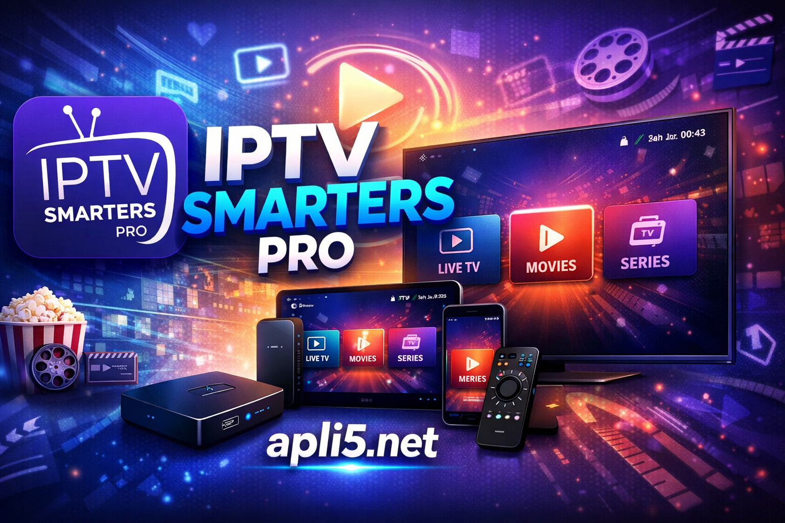 تحميل IPTV Smarters Pro للأندرويد آخر إصدار 2026 لمشاهدة القنوات IPTV